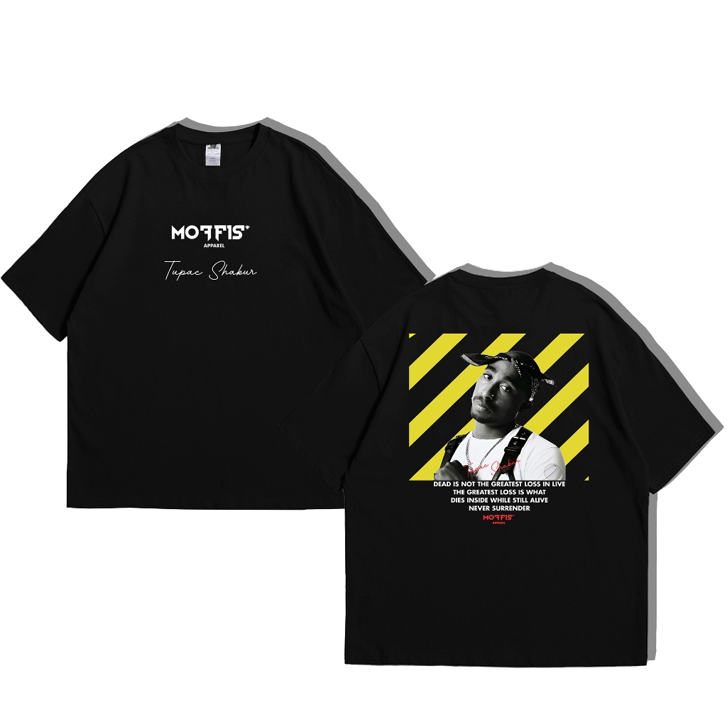 Kaos Oversize Tupac Shakur Cotton Combed 20s