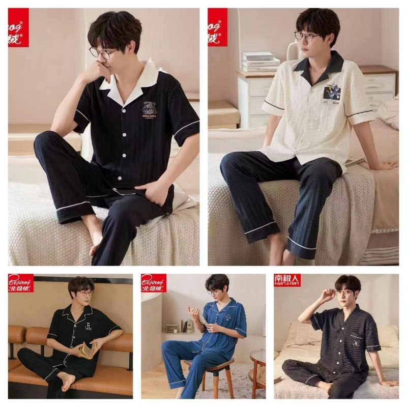 Piyama setelan pria import/Baju setelan piyama laki laki