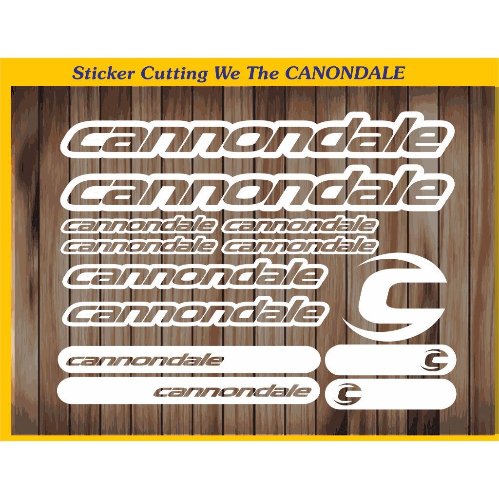 sticker cutting frame spedah cannondale stiker canondale