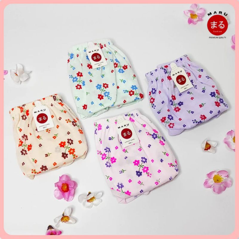 Celana Dalam Wanita Dewasa motif bunga / CD Wanita