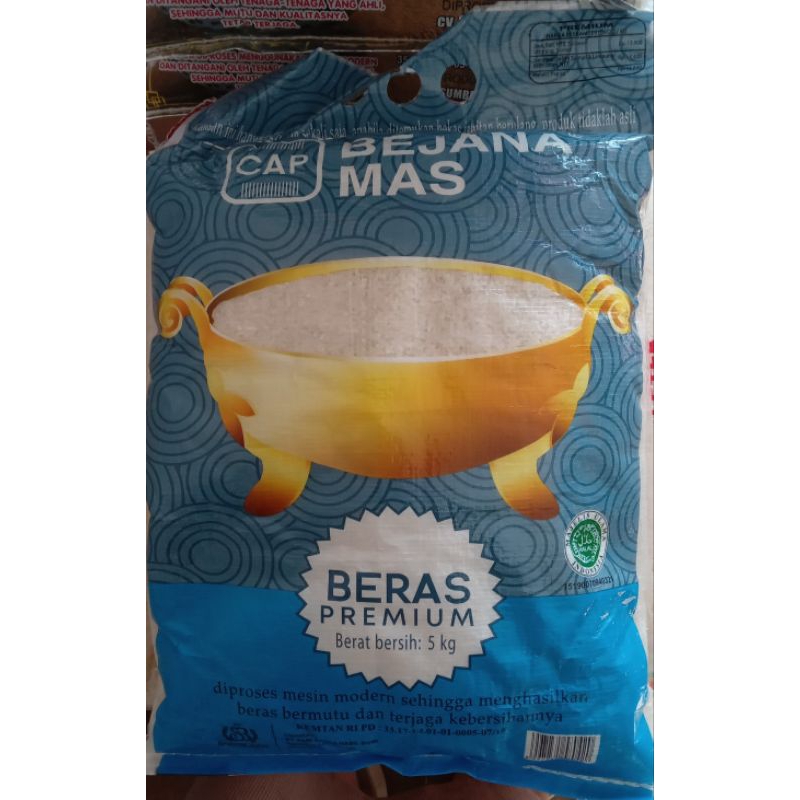 Beras putih Bejana Mas 5kg