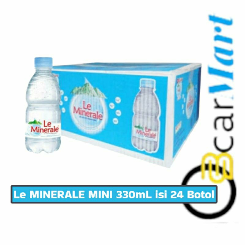 Le Mineral 330ml 1 Dus  isi 24 Botol Kecil Mini