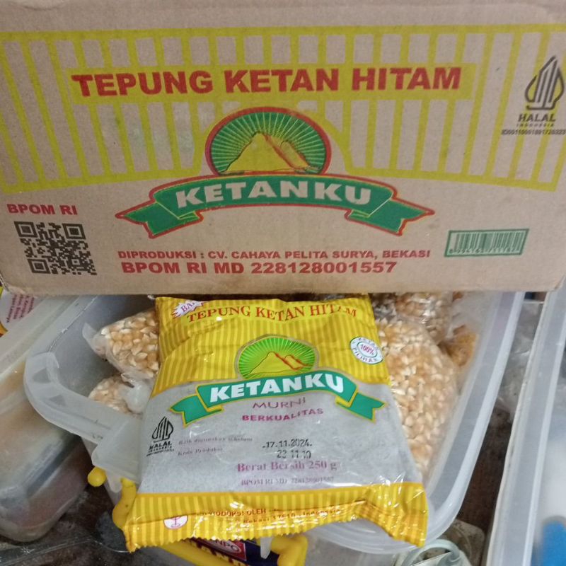 

tepung ketan hitam cap ketanku 250 gr