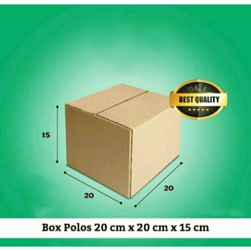 

Promo COD Kardus Polos Ukuran 20x20x15 cm Karton Box Hacking Olshop