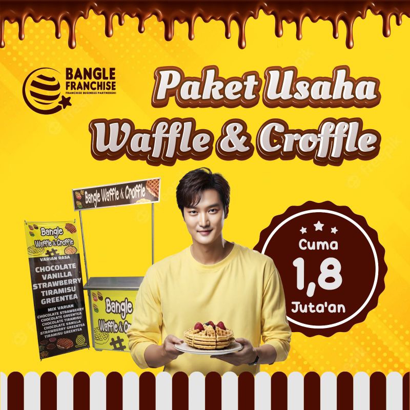 FRANCHISE WAFFLE & CROFFLE GOCENG SIAPP JUALAN