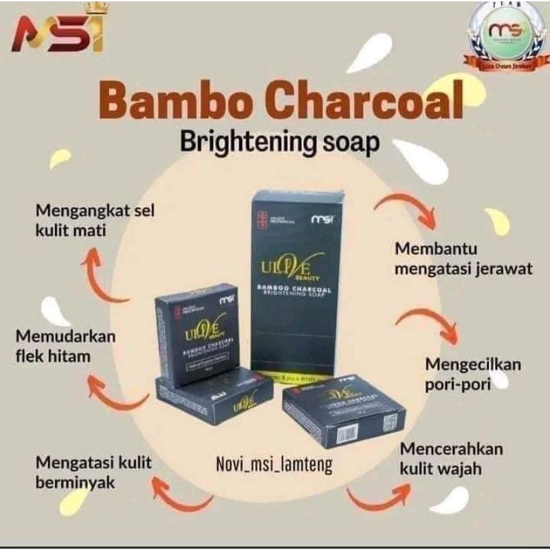 ULIVE BEAUTY BAMBOO CHARCOAL SOAP
