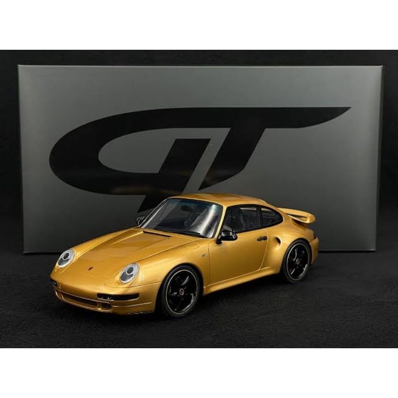 GT SPIRIT 1/18 GT836 Porsche 993 Turbo S Gold Edition