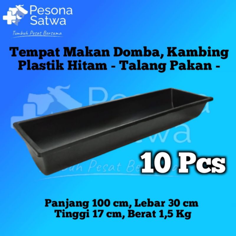 Tempat Makan Domba, Kambing 10pcs -Talang Pakan Domba, Kambing -
