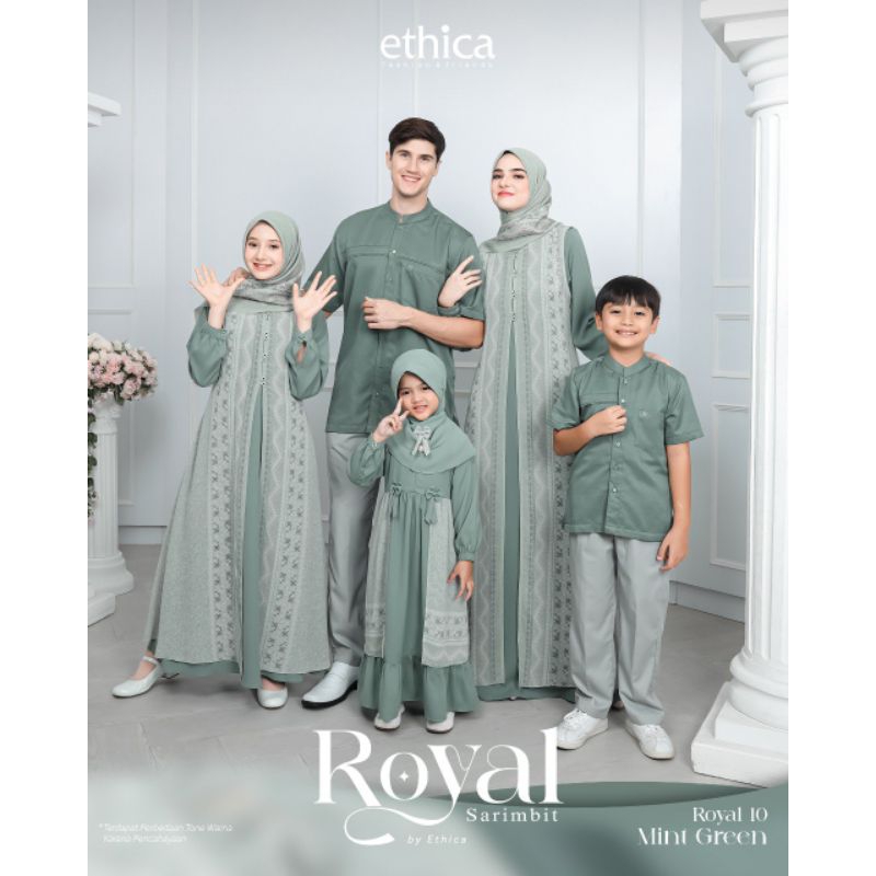 Sarimbit Keluarga Terbaru by ETHICA (ROYAL 10 MINT GREEN)