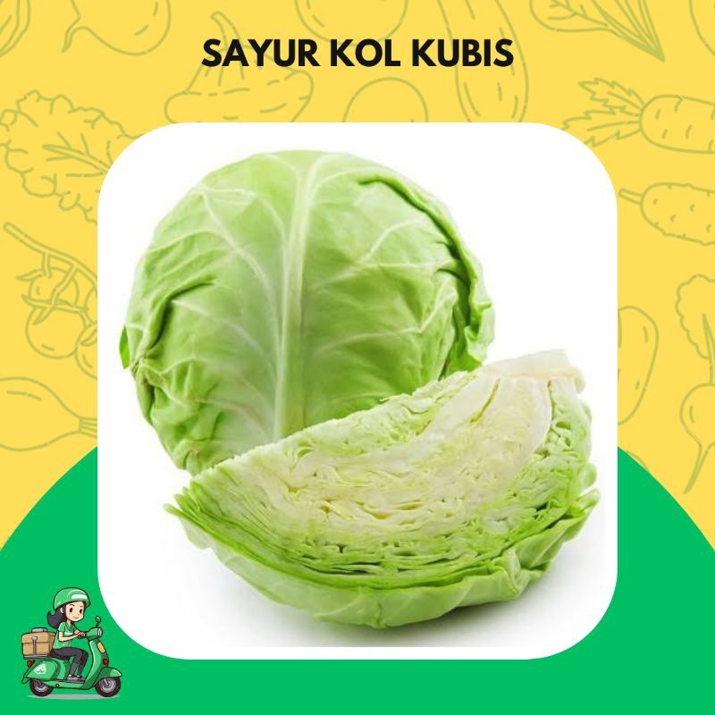 

sayuran kol kubis per bh berat 1 kg fresh segar