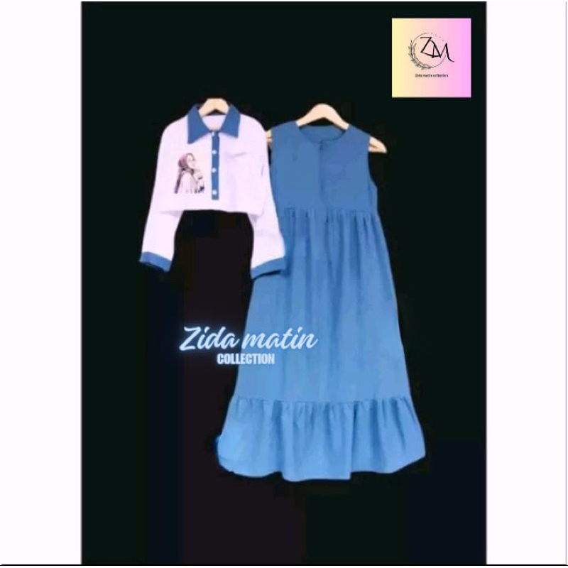 DRES ANAK ROMPII KOMBINASI WARNA KEKINIAN