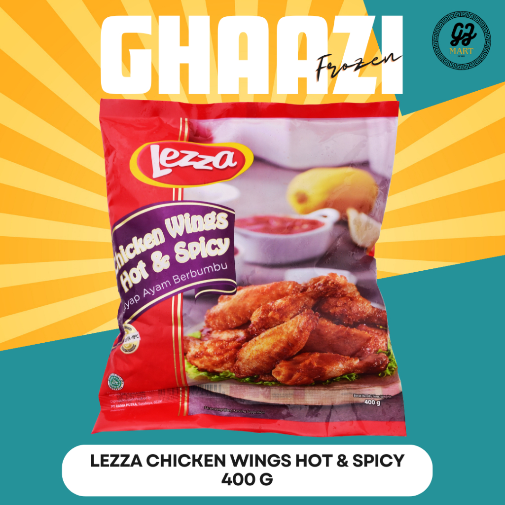 

LEZZA CHICKEN WINGS HOT & SPICY 400 GR