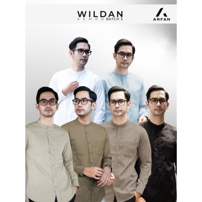 Kemko Lengan panjang pria wildan by Arfan | Free Gift | Kemko lengan panjang pria