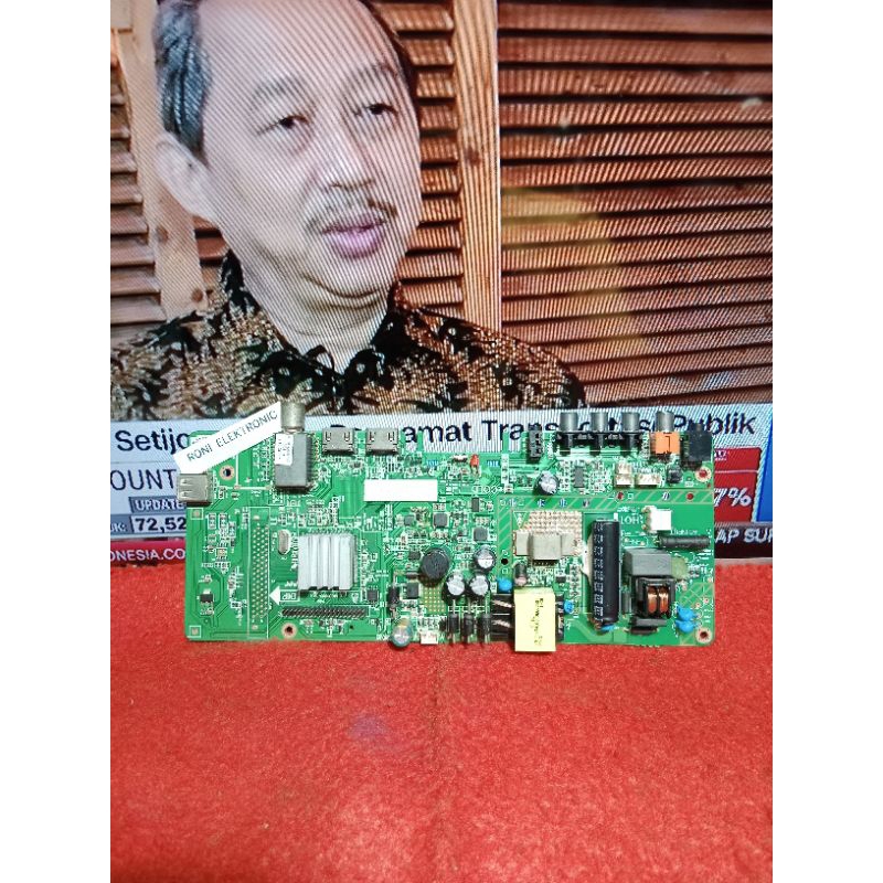PHILIPS 40PFT5063/70 MAINBOARD TV LED - MOTHERBOARD MESIN TV MOBO PHILIPS 40PFT5063