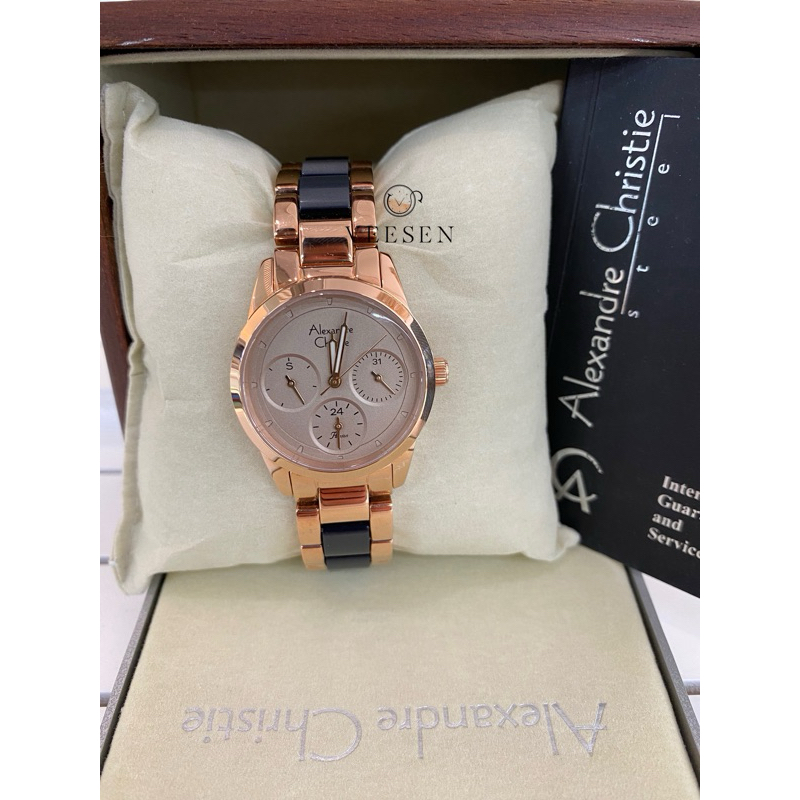 Jam Tangan Alexandre Christie Ac 2a27 Original Wanita