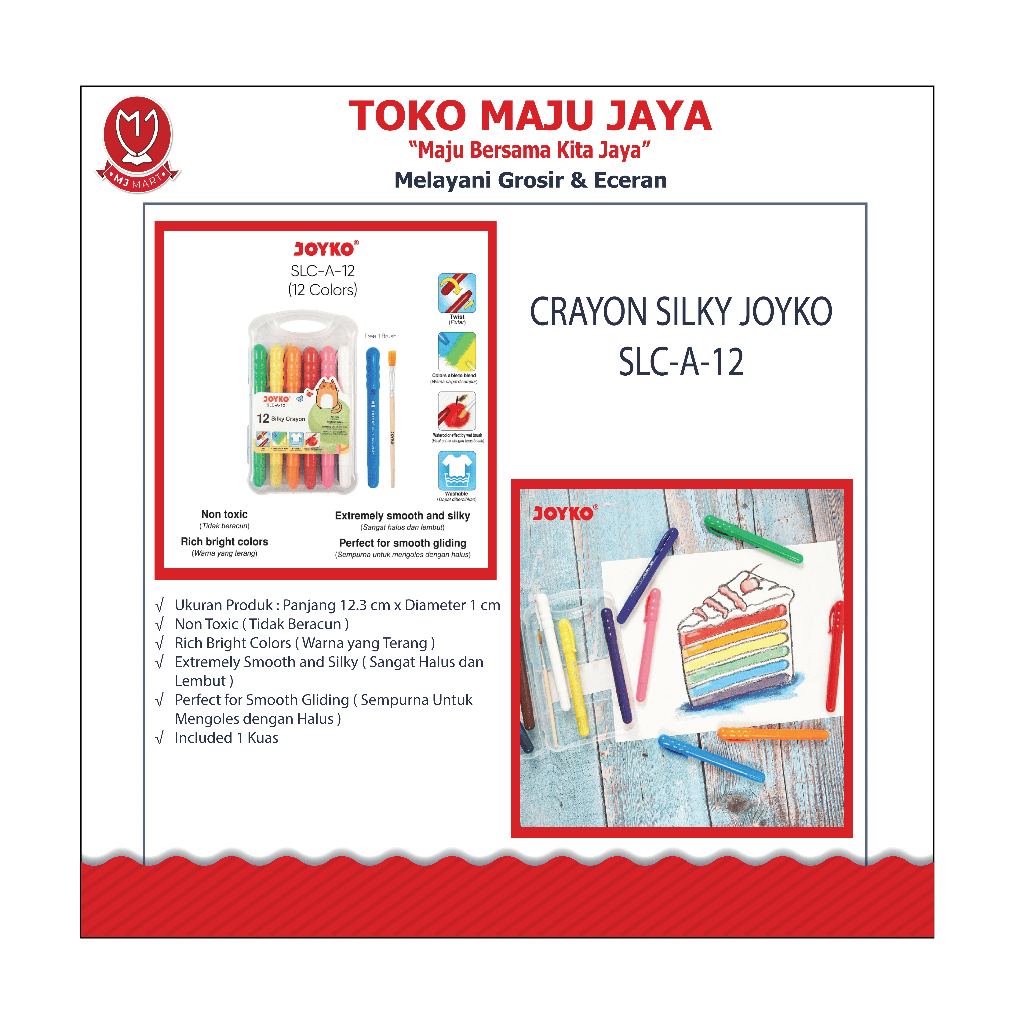 

CRAYON SILKY JOYKO SLC-A-12