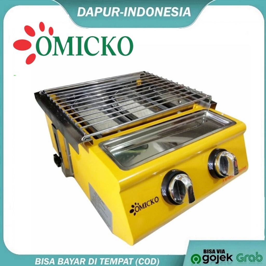 Kompor Pangangan Sosis/Bakaran Serbaguna Omicko 2 Tungku
