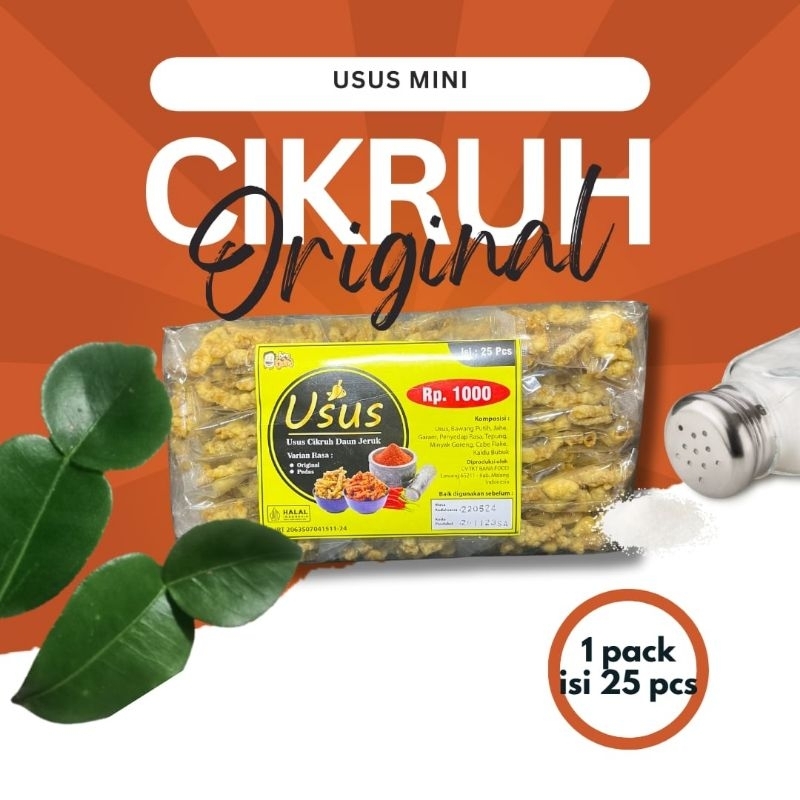 

Usus Mini Original / Pedas Cikruh pack