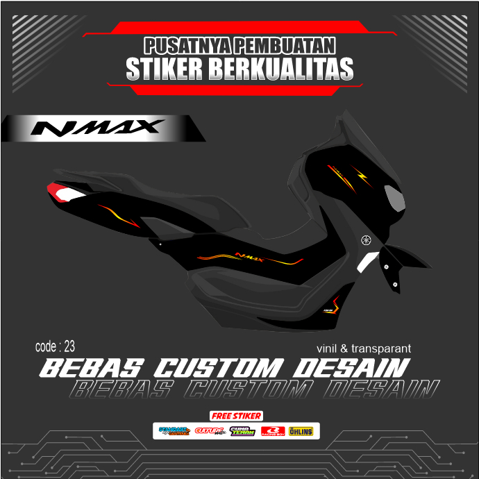 stiker n max variasi striping n max 155 striping n max transparan striping n max 155 striping n max 