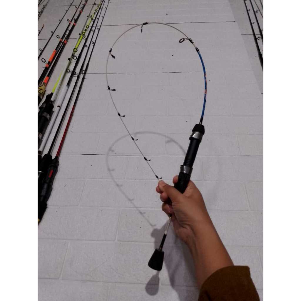 Joran udang wader ikan kecil Lentur  tanpa sambunga  VARIASI PUTIH