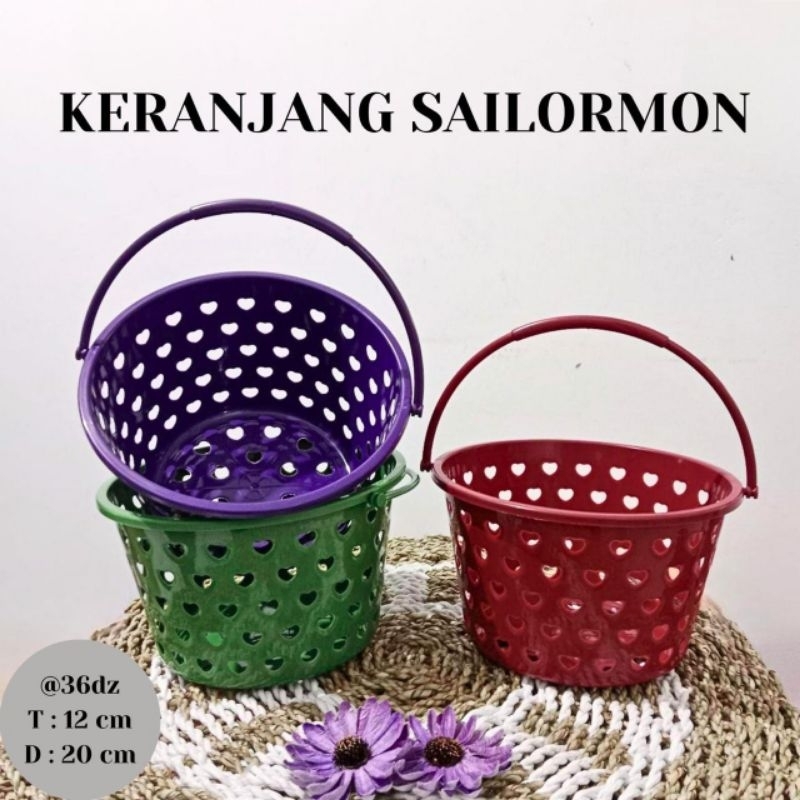 KERANJANG SABUN  PLASTIK BULAT MERK GM / KERANJANG KECIL / KERANJANG MINI / KERANJANG PLASTIK / KERA