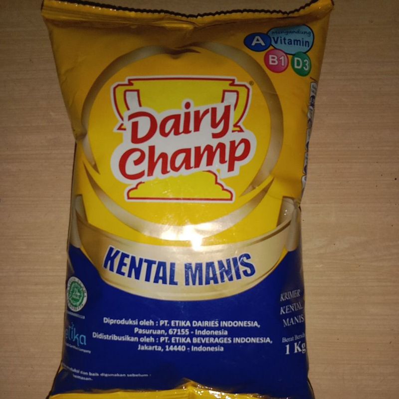 

Susu Kental Manis Dairy Champ Pouch 1 Kg