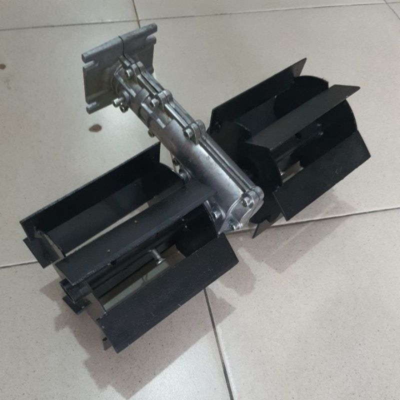 Kepala Bajak Mesin Potong Rumput As Segi 4 / Mini Tiller Cultivator / Cultivator Bajak Sawah