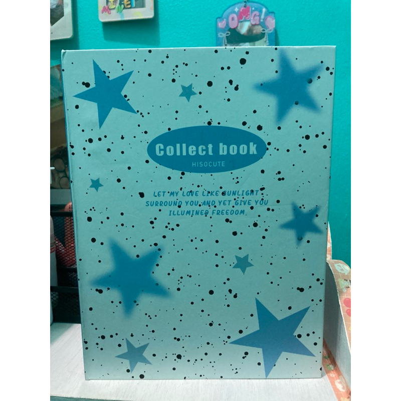 

binder a5 hisocute collect book biru / blue