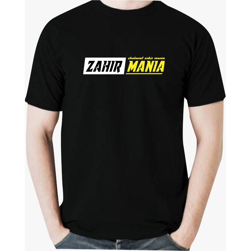 KAOS ZAHIR MANIA PECINTA SHOLAWAT / KAOS PECINTA ZAHIR MANIA SABLON DIGITAL PRIN
