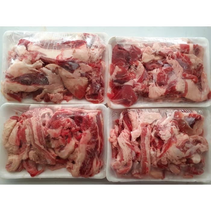 

TETELAN DAGING SAPI SHORTPLATE TRIMMING BEEF YOSHINOYA 500 GRAM