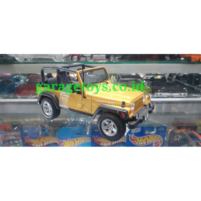 Maisto 1:18 Diecast Jeep Wrangler Rubicon