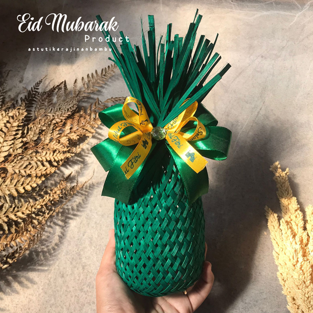 

KRONGSO 9 x 23 CM WARNA PITA LEBARAN besek ikat krongso bambu keranjang kue kreneng krongso besek parsel murah