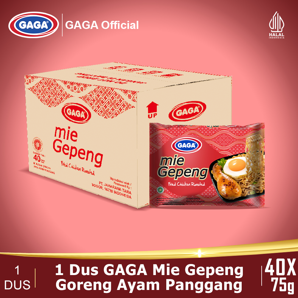 

GAGA Mie Gepeng Goreng Ayam Panggang (1 dus = 40 pcs )