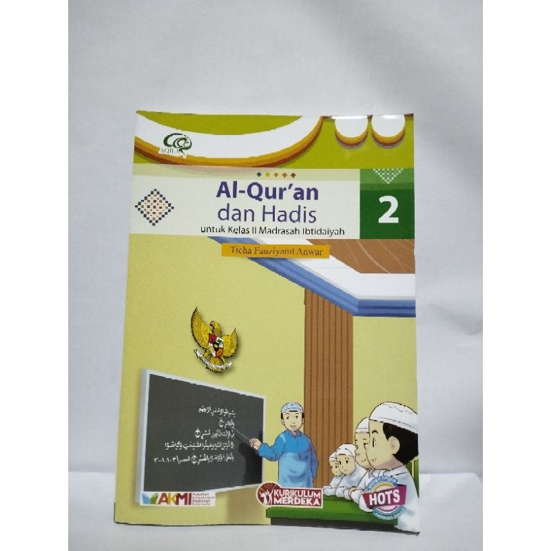 buku Alquran dan hadis mi 2 km (kurikulum merdeka) tiga serangkai
