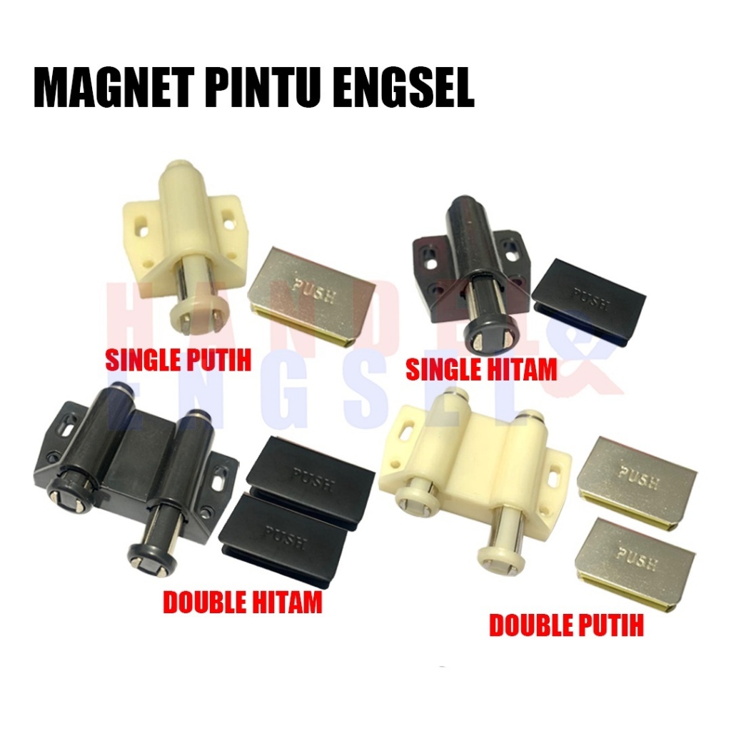 Magnet Pintu Lemari Magnet Double Magnet Single Push Kunci Magnet Lemari Kaca