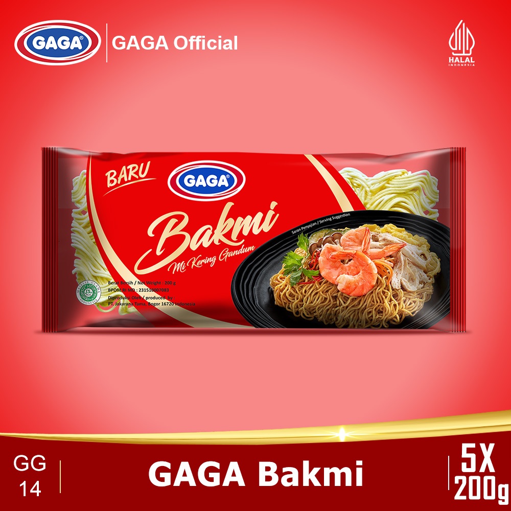 

Beli 3 pcs GAGA Bakmi 200g GRATIS 2 pcs GAGA Bakmi 200g (GG14)