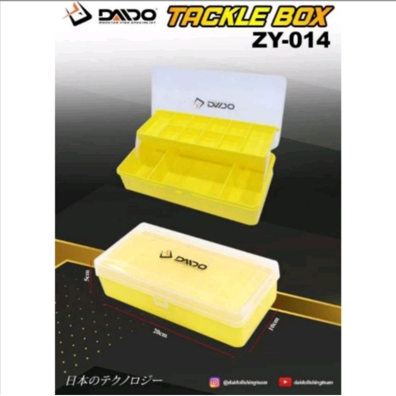 Kotak Kail Daido Model ZY 014 Tingkat Tebal - Box Kail Daido