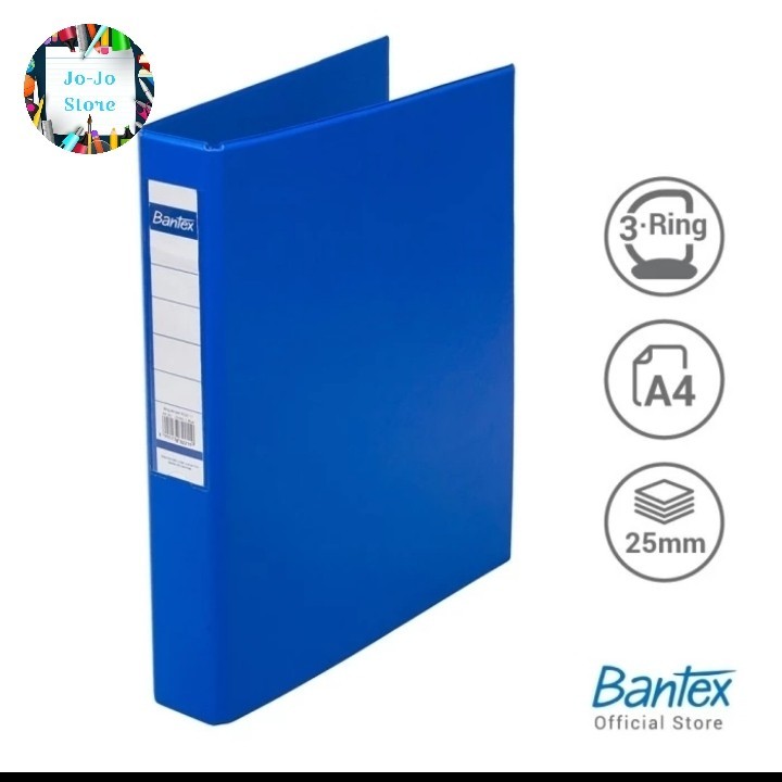 

Bantex Ring Binder A4- 3D- 25 mm # 8322