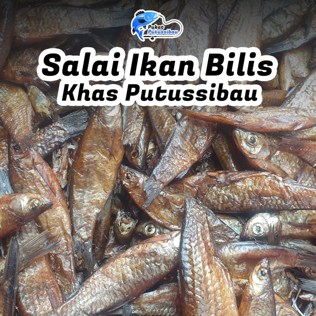 

Ikan Asin Bilis Khas Sungai Kalimantan Barat Kapuas Hulu Putussibau (100 gram)