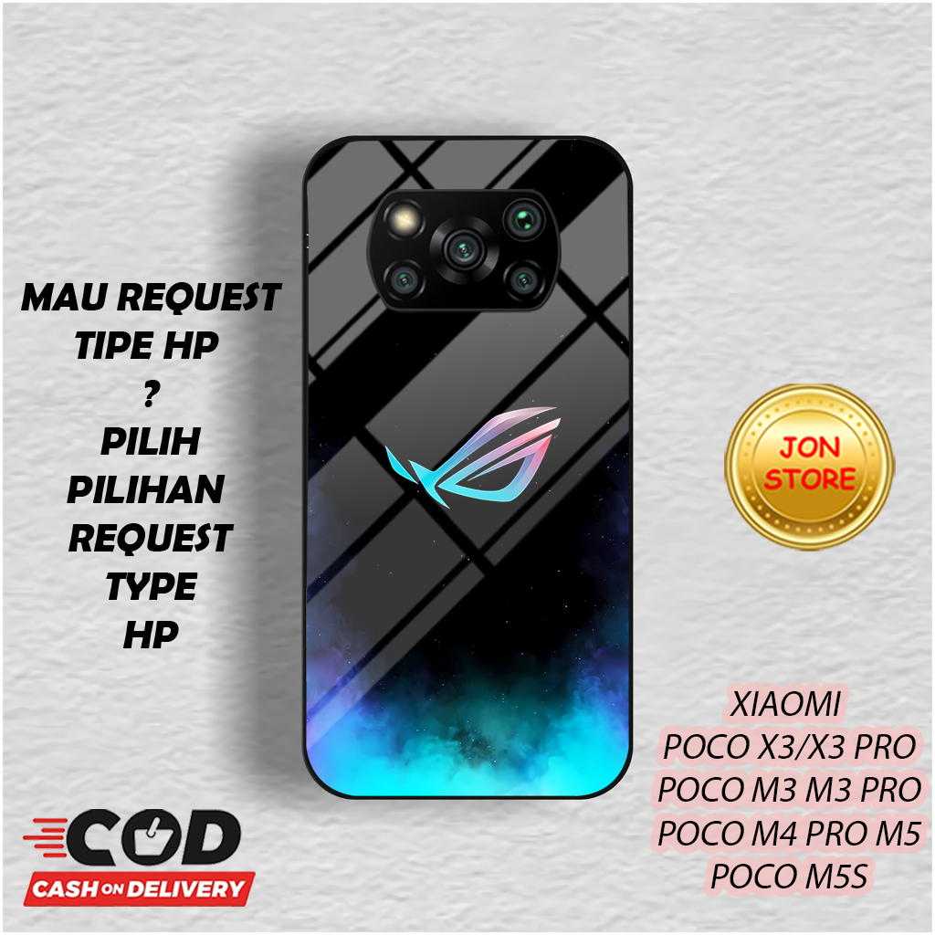 (CMM 3) Sofcase Case Glossy Kilau Untuk POCO X3 X3 PRO X3 NFC M3 M3 PRO 5G M4 PRO M5 M5S Moitf Anime