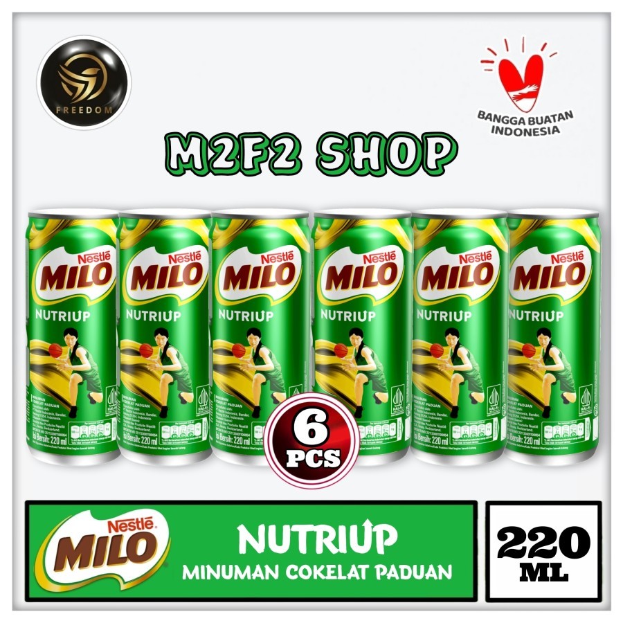 

Milo ACTIVE GO NutriUp Cokelat & Susu UHT Kaleng | Can - 220 ml (Kemasan 6 Pcs)