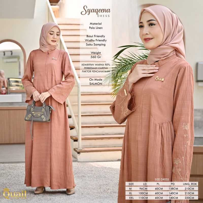 Syaqeena Gamis QuaiL Hijab