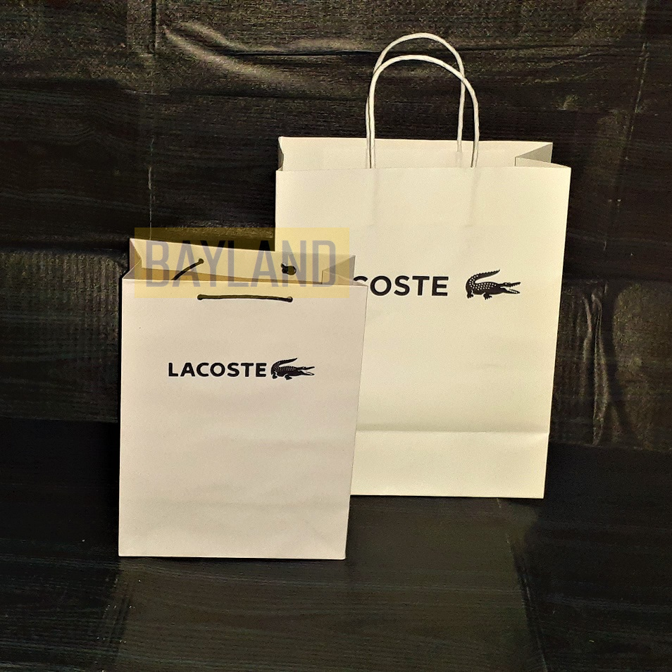 

Paper bag Lacoste 2 sisi Medium 33 x 26 x 12 cm