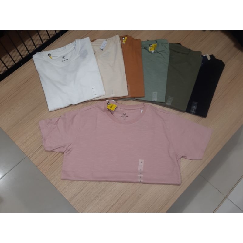 Kaos Polos Lengan Pendek Wanita Nevada
