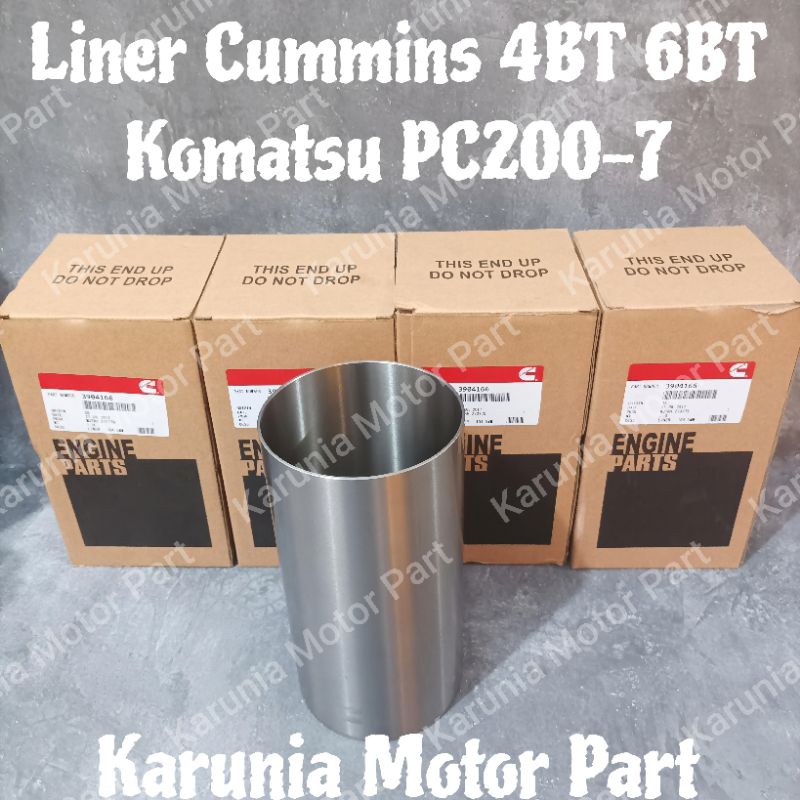 Boring Liner Cylinder Sleeve Engine 4BT 6BT Cummins 3904166