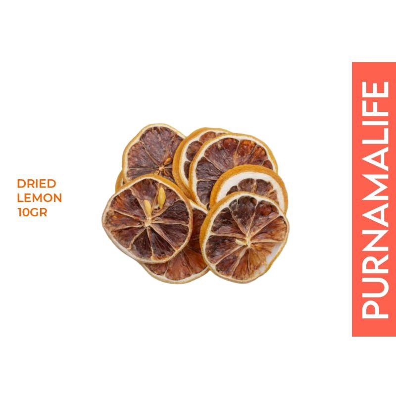 

[ WARNA TIDAK GOSONG ] PURNAMALIFE - 7 gr Teh lemon iris kering/dried lemon slice by PURNAMALIFE