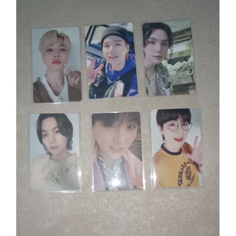 Photocard Jimin dan Suga Yoongi BTS Official | PC Album Suga D-Day | PC DVD | PC Deco Kit BTS