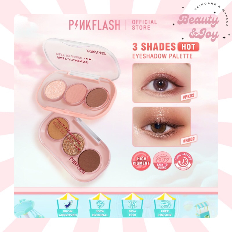 Pinkflash eyeshadow 3 shades