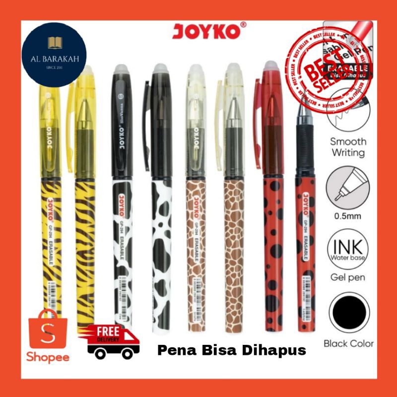 

Pena bisa dihapus Joyko Gp-294 Shovanna 0,5 mm PENA BISA DI HAPUS / PEN GEL / PENA JEL JOYKO / Pulpen Hapus