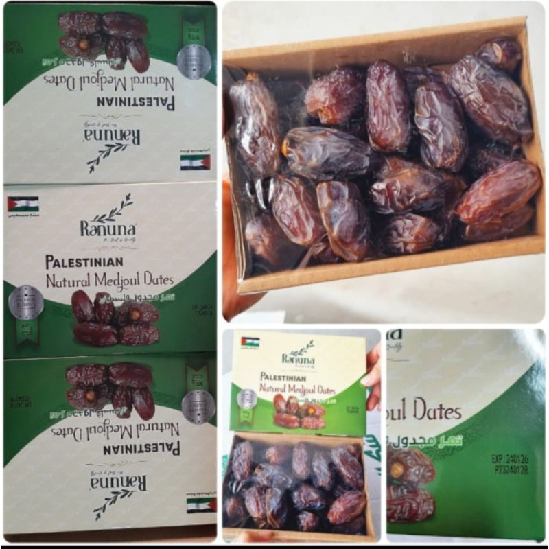 

Kurma Medjoul Medjool Ranuna Palestine Premium 1kg 500gr